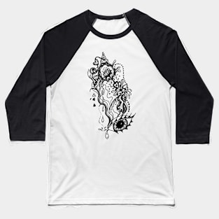 Rectangle Aussie Tangle 3 Baseball T-Shirt